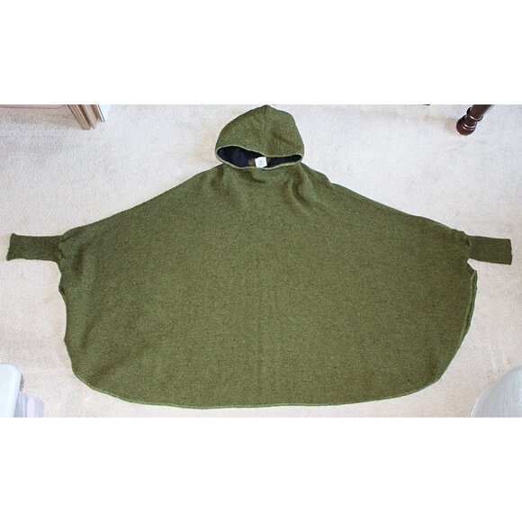 Kidka Iceland - 100% Wool Hooded Poncho, Made in Iceland, One Size - Picture 7 of 13